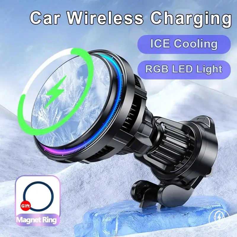 Magnetische Wireless-Autoladehalterung für kompatible iPhone-Modelle