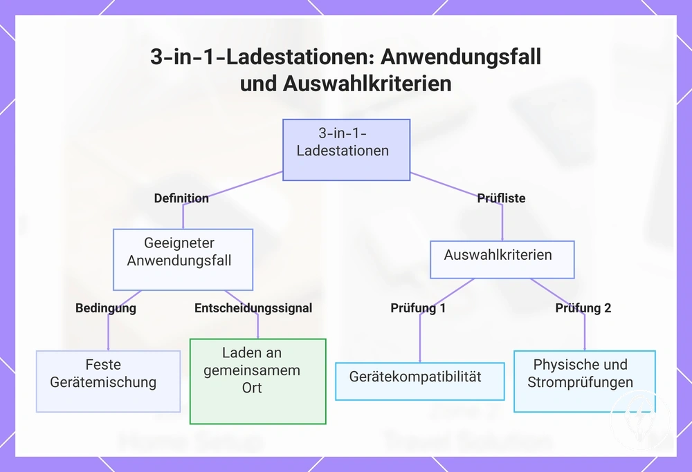 3-in-1-Ladestationen: Anwendungsfall und Auswahlkriterien