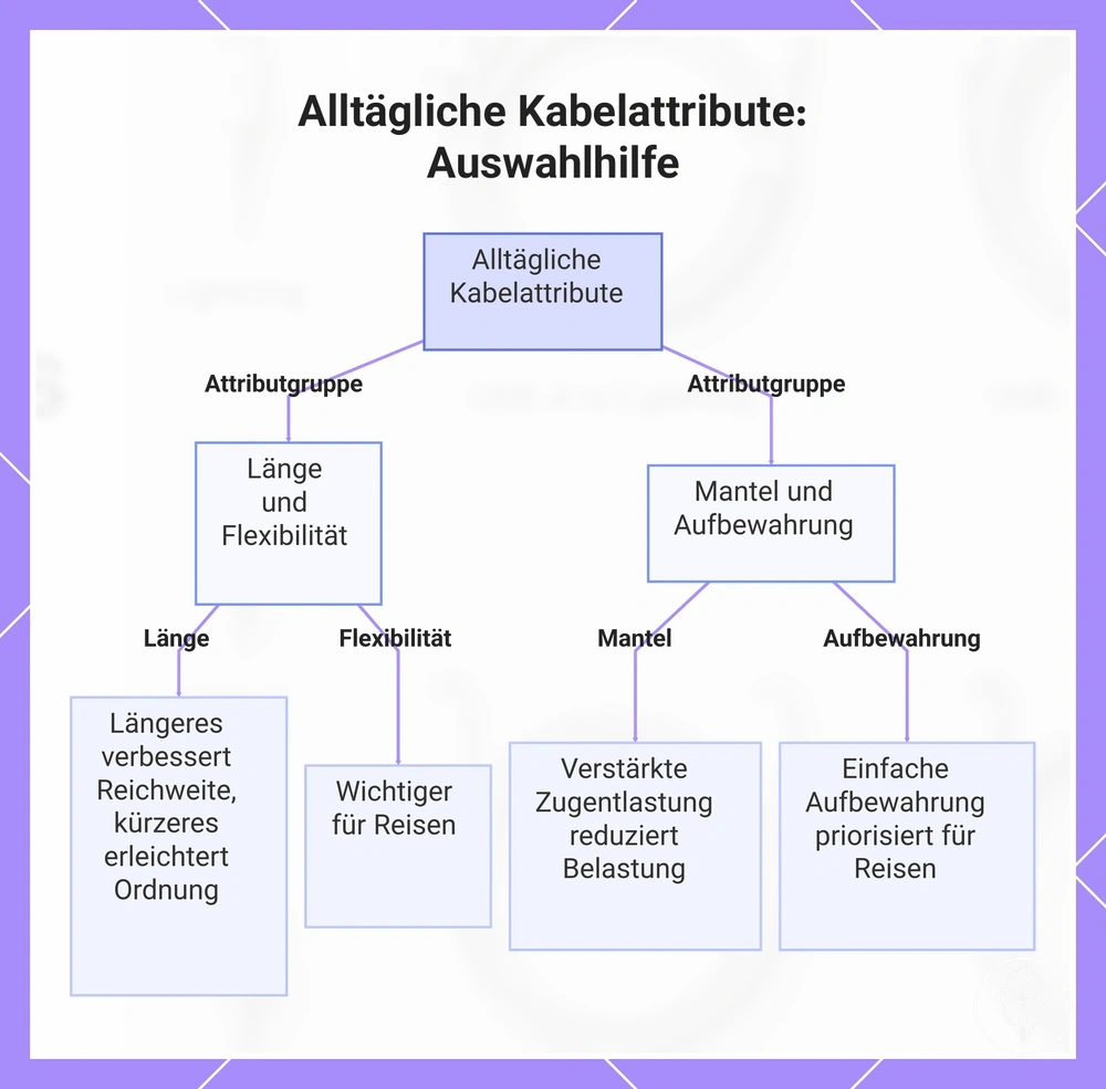 Alltägliche Kabelattribute: Auswahlhilfe