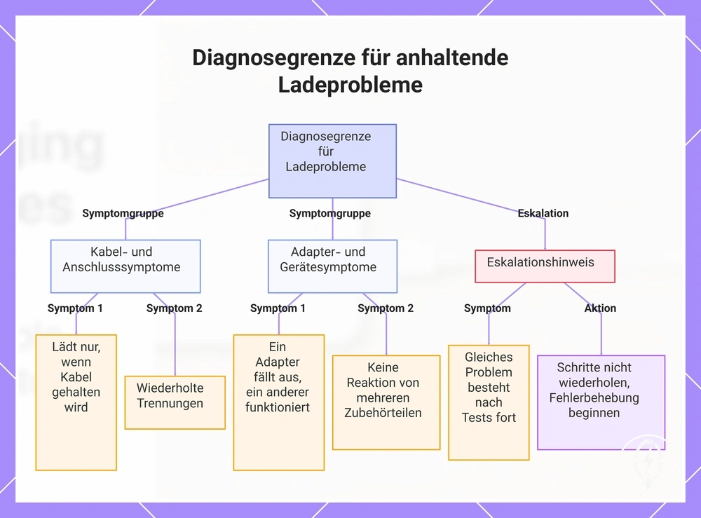Diagnosegrenze für anhaltende Ladeprobleme