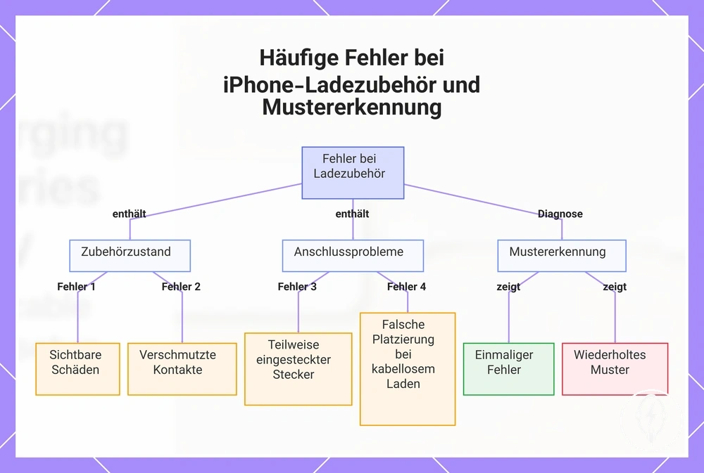 Häufige Fehler bei iPhone-Ladezubehör und Mustererkennung