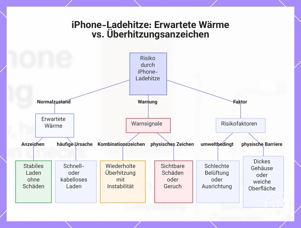 iPhone-Ladehitze: Erwartete Wärme vs. Überhitzungsanzeichen