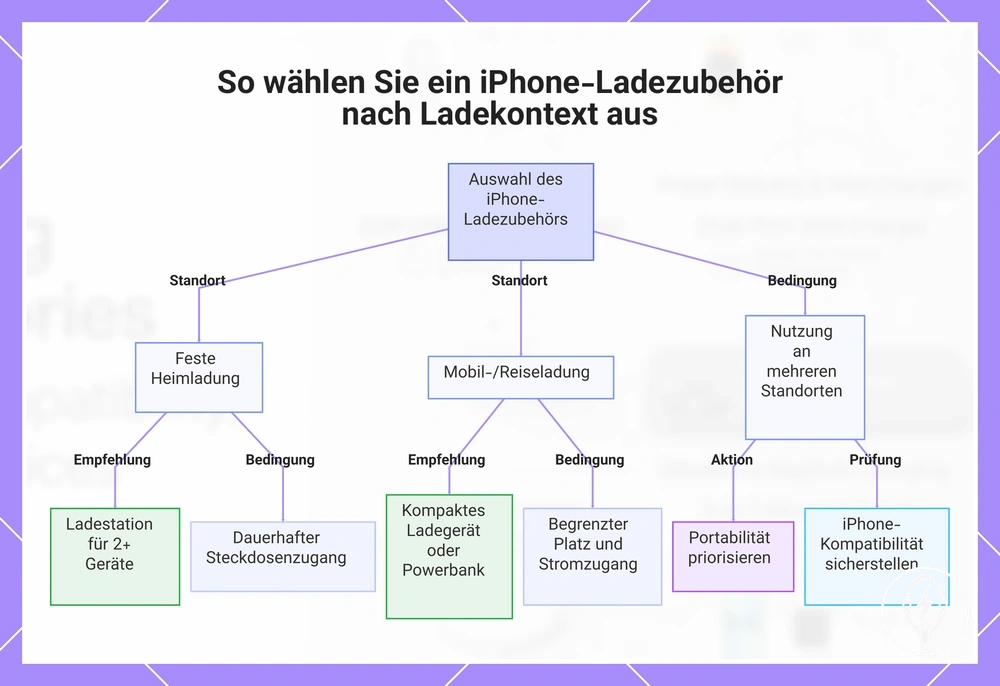 So wählen Sie ein iPhone-Ladezubehör nach Ladekontext aus