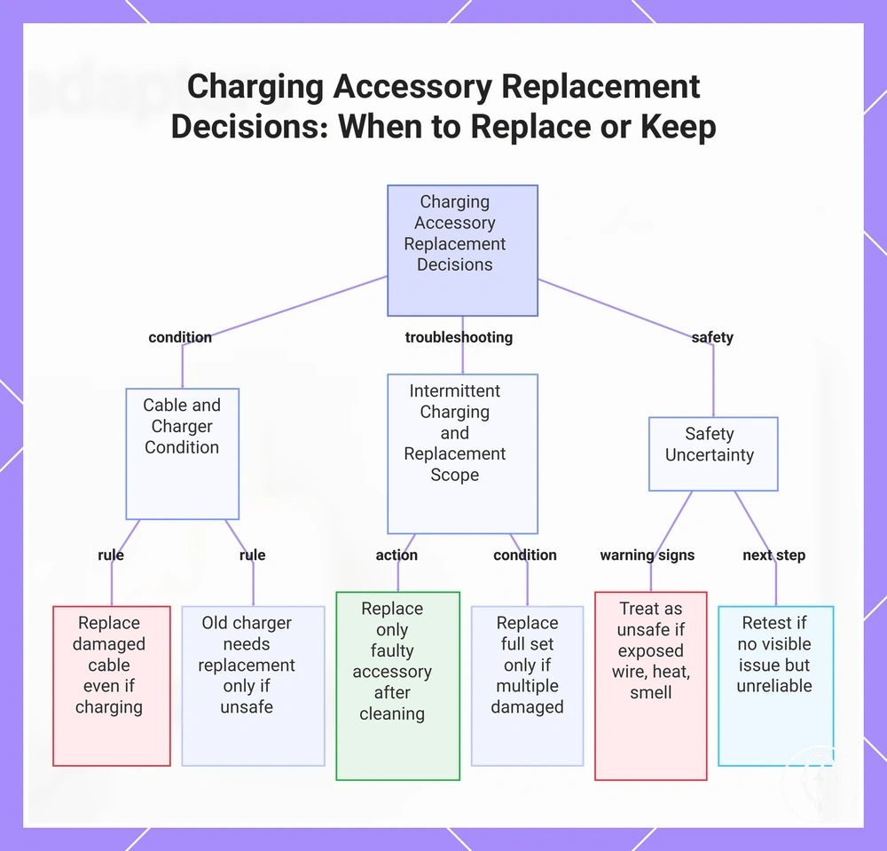 Charging Accessory Replacement Decisions: When to Replace or Keep