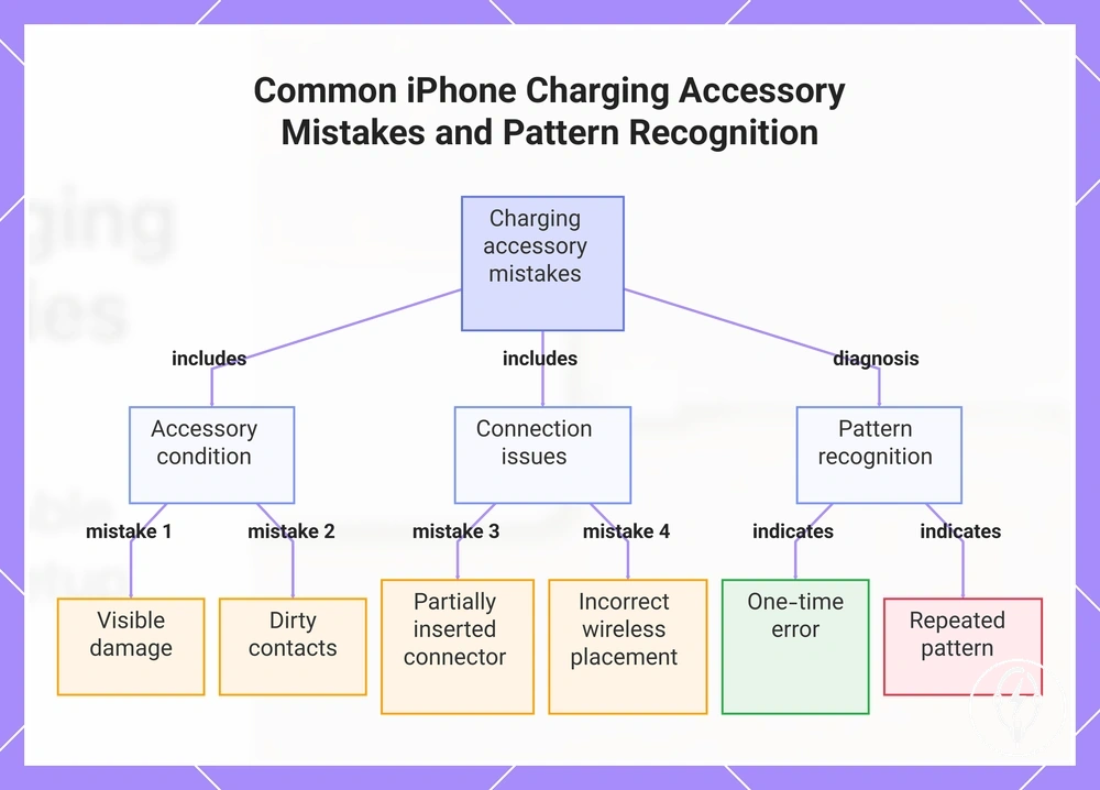 Common iPhone Charging Accessory Mistakes and Pattern Recognition
