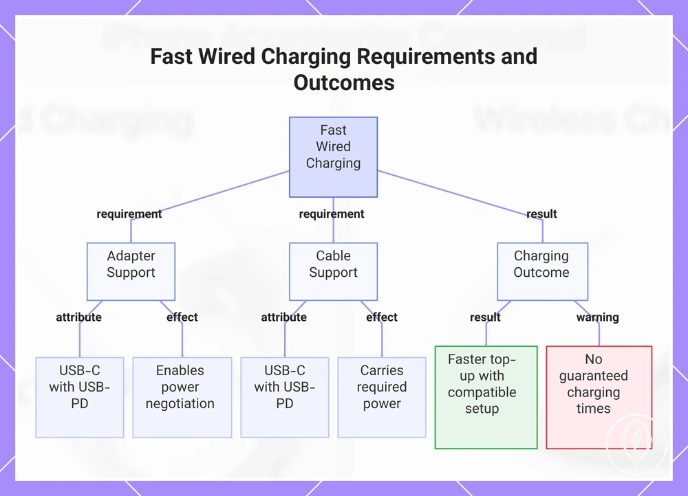 Fast Wired Charging Requirements and Outcomes