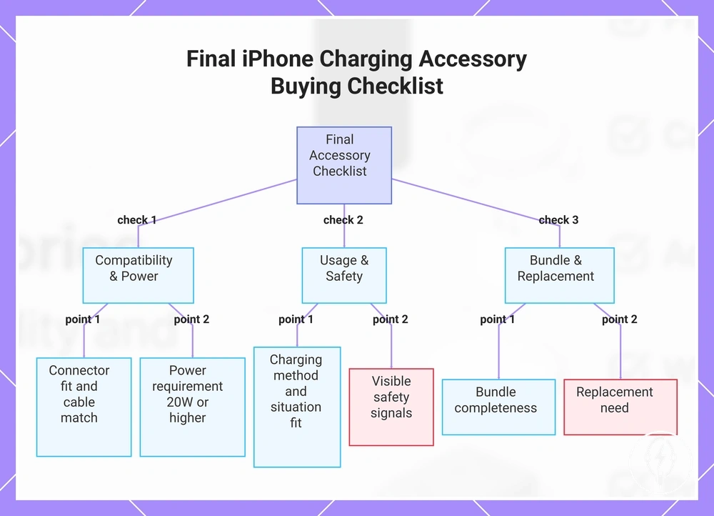 Final iPhone Charging Accessory Buying Checklist