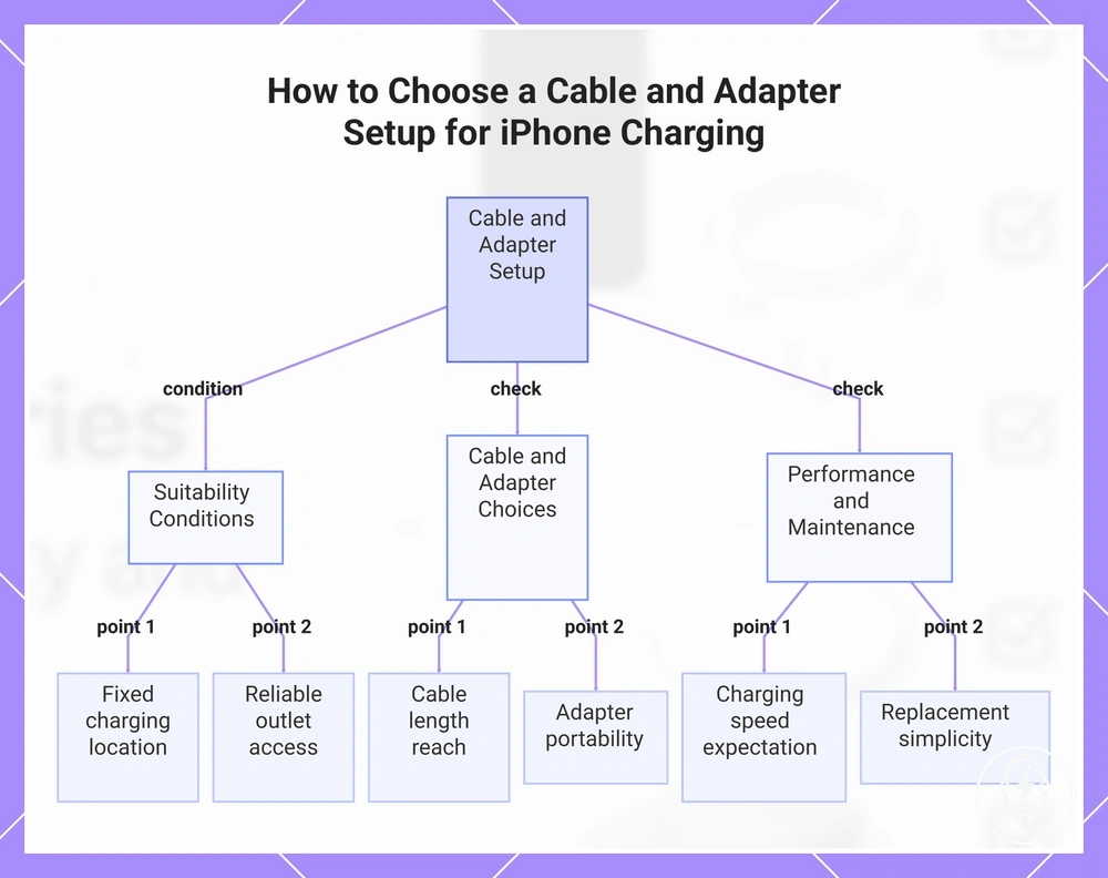 How to Choose a Cable and Adapter Setup for iPhone Charging