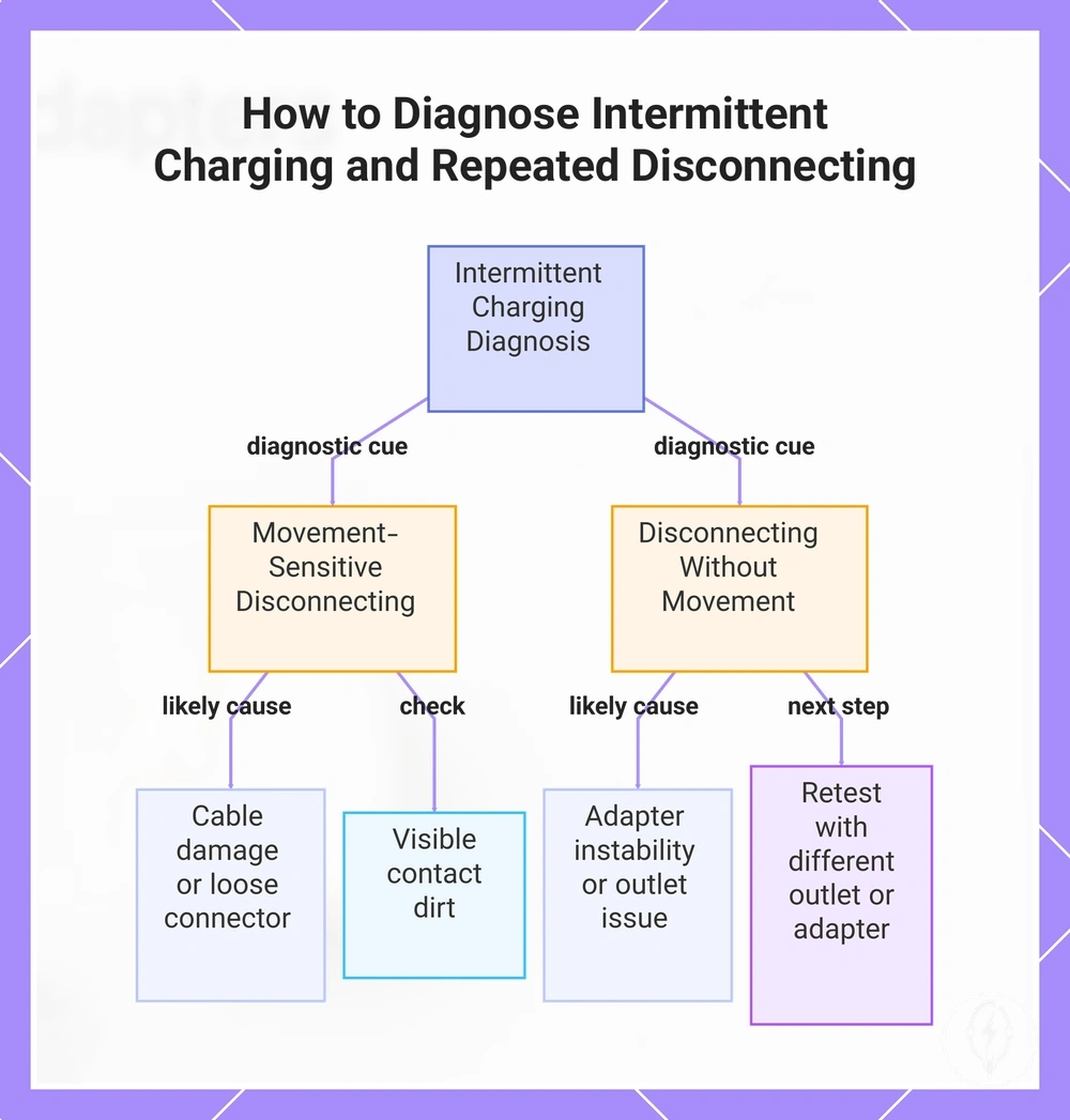 How to Diagnose Intermittent Charging and Repeated Disconnecting