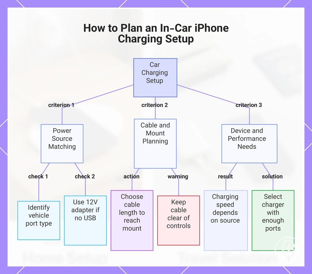 How to Plan an In-Car iPhone Charging Setup