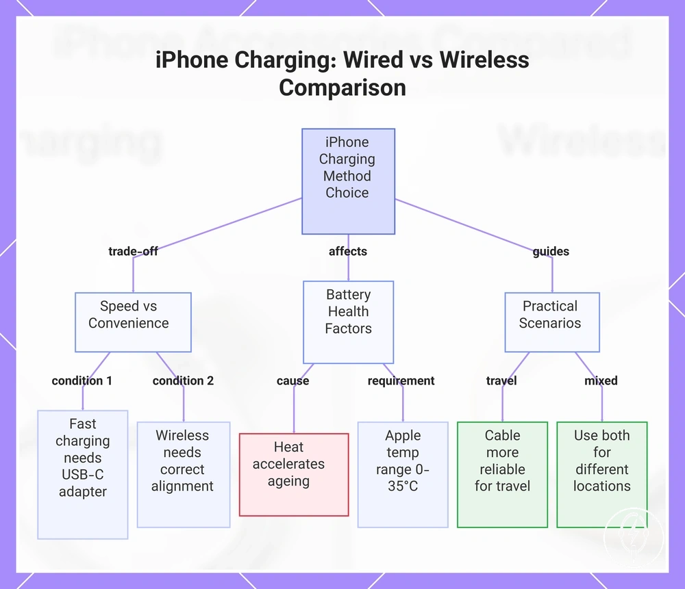 iPhone Charging: Wired vs Wireless Comparison