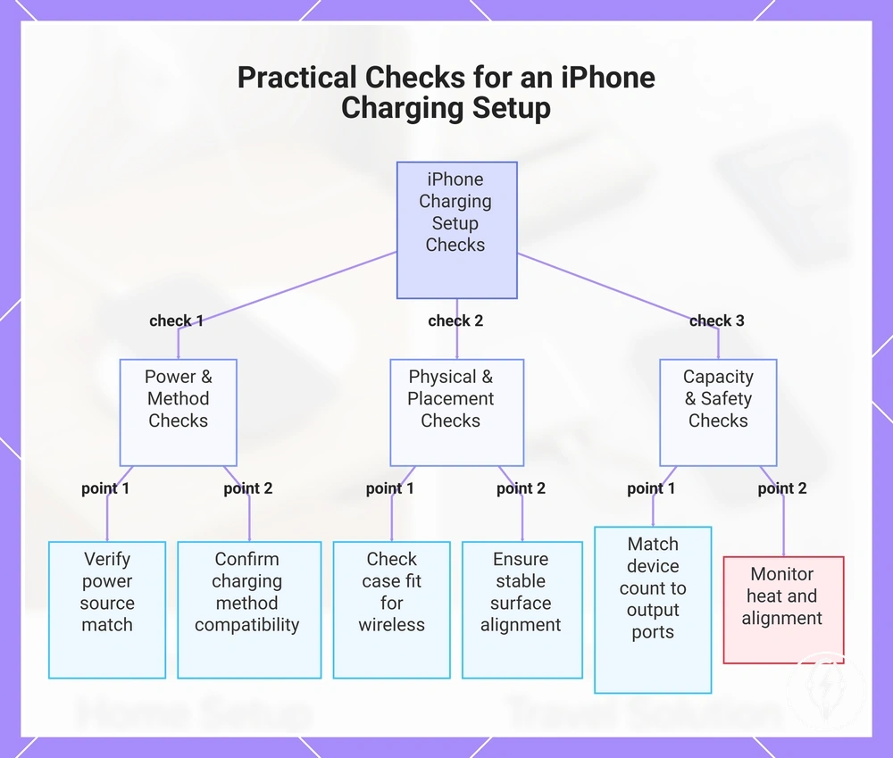 Practical Checks for an iPhone Charging Setup