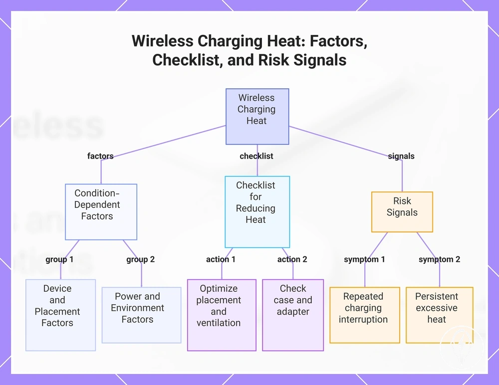 Wireless Charging Heat: Factors, Checklist, and Risk Signals
