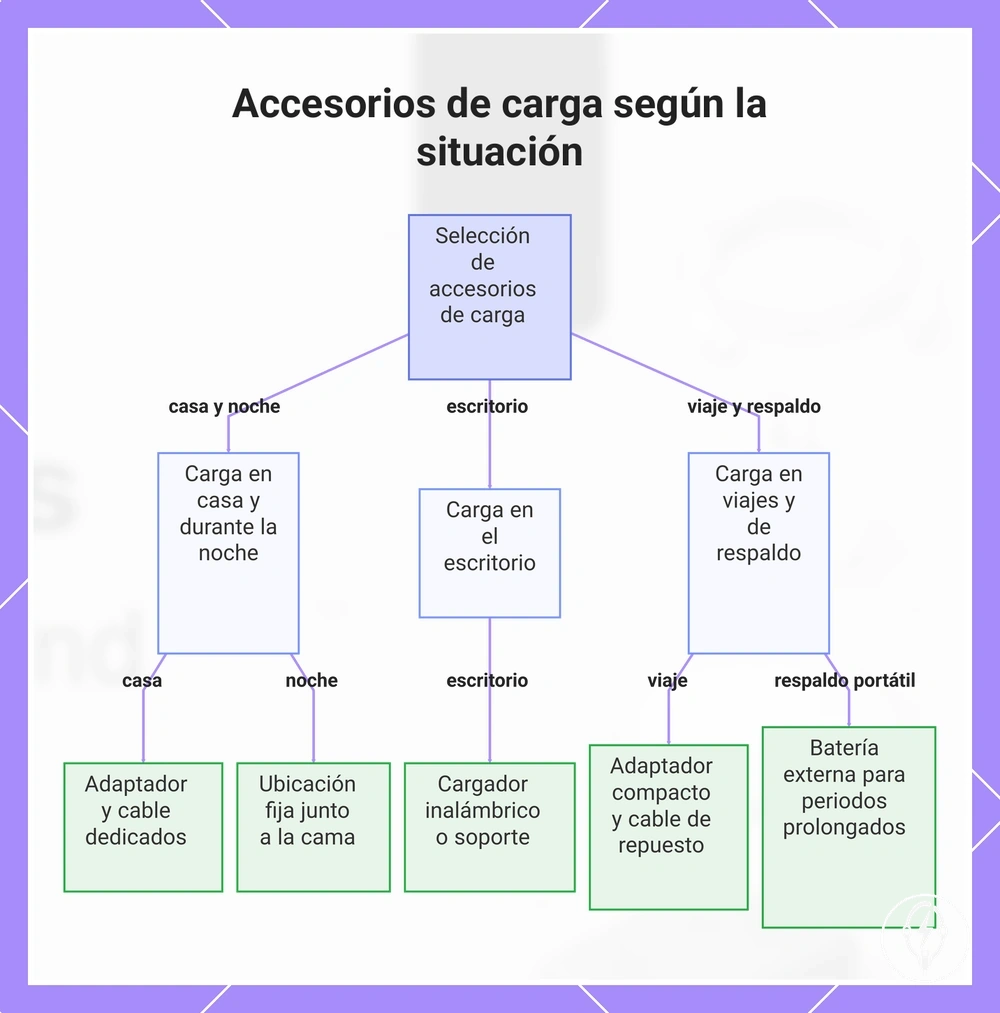 Accesorios de carga según la situación