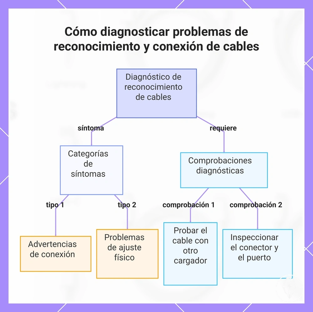 Cómo diagnosticar problemas de reconocimiento y conexión de cables