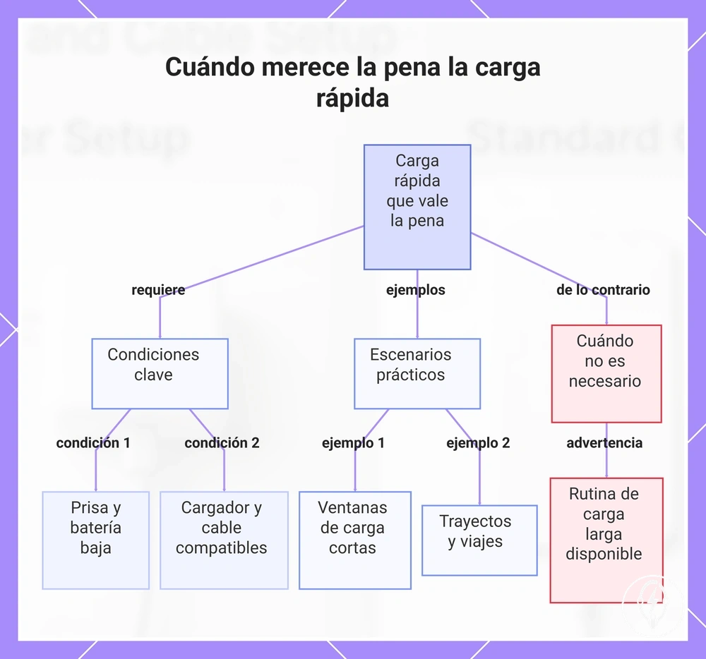 Cuándo merece la pena la carga rápida
