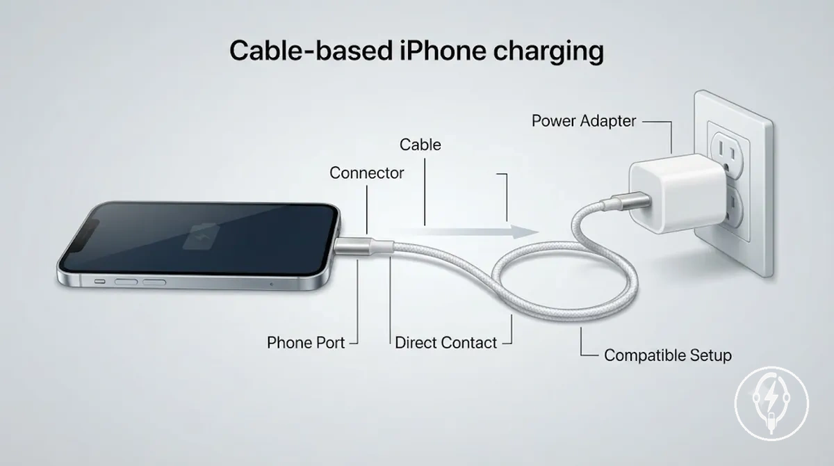 8 charge par cable iphone