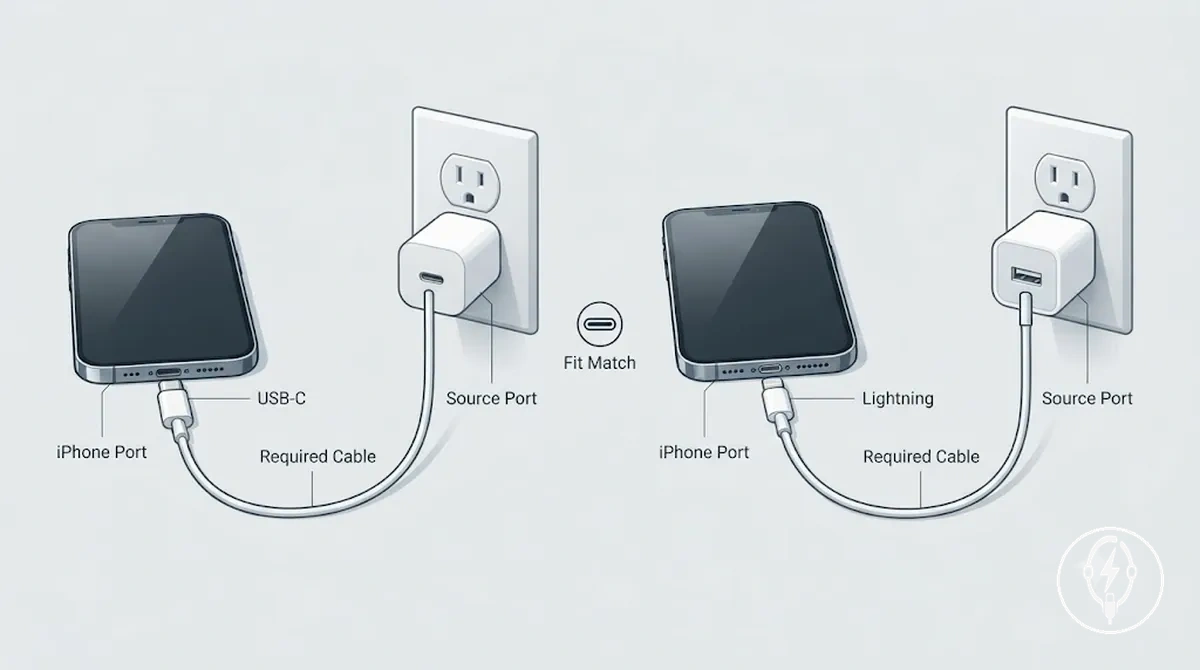 Modeles iphone usb c lightning