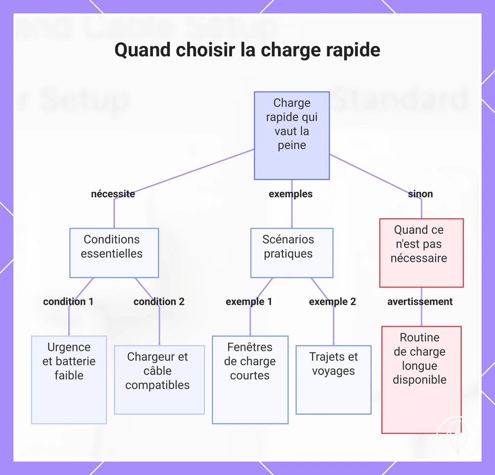 Quand choisir la charge rapide