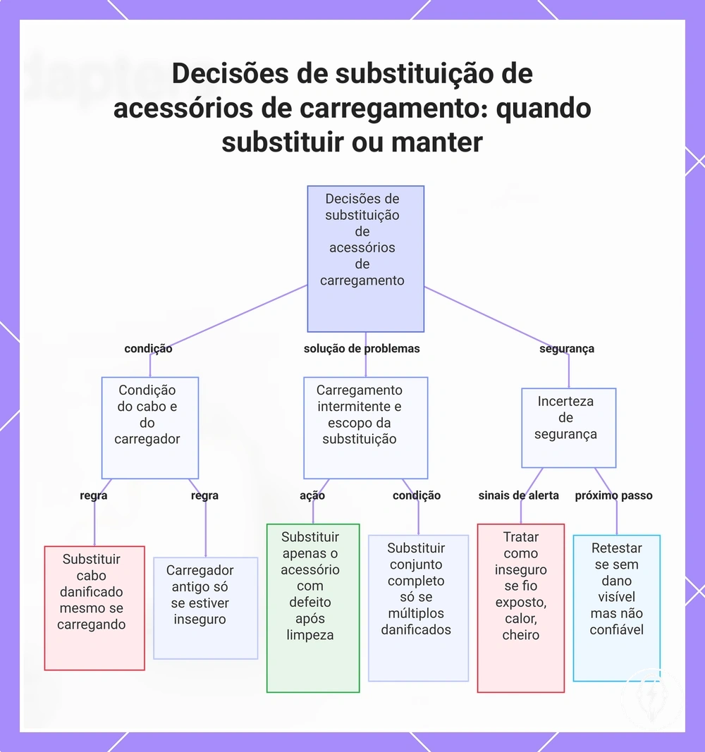 Decisões de substituição de acessórios de carregamento: quando substituir ou manter