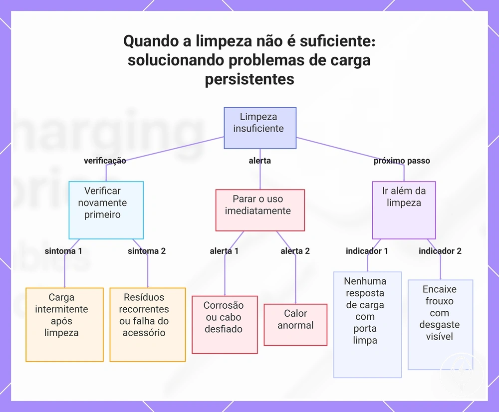 Quando a limpeza não é suficiente: solucionando problemas de carga persistentes