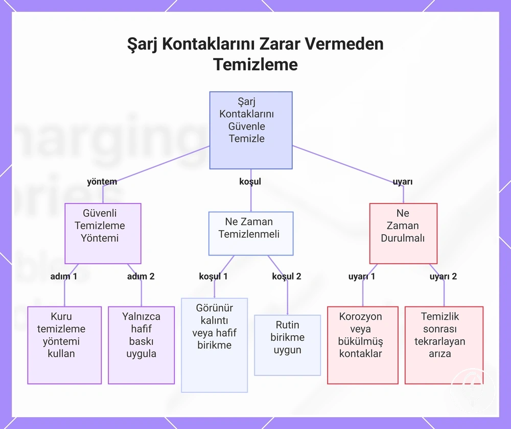 Şarj Kontaklarını Zarar Vermeden Temizleme