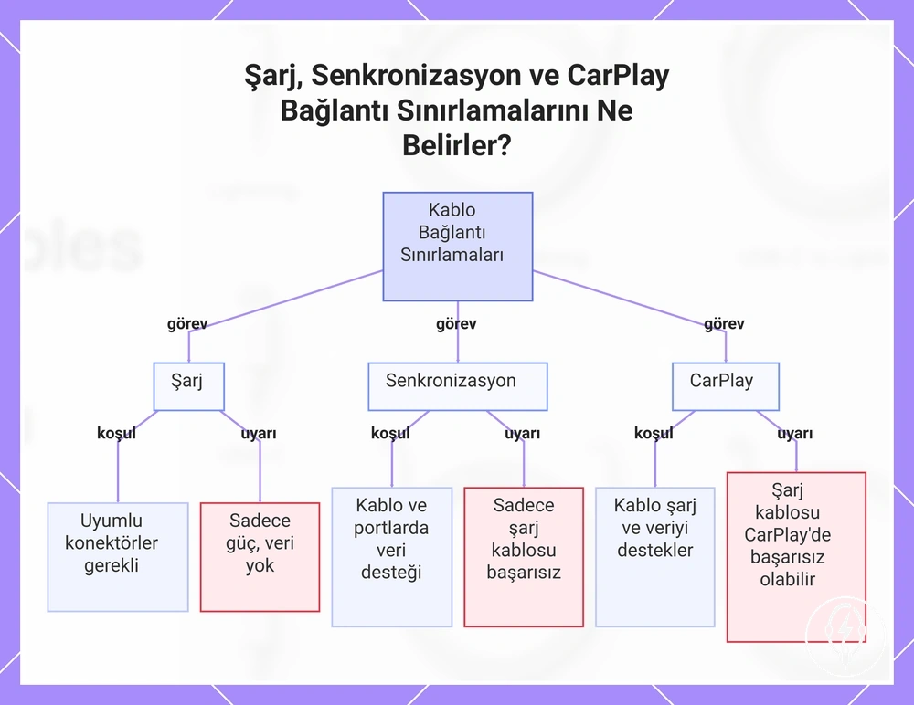 Şarj, Senkronizasyon ve CarPlay Bağlantı Sınırlamalarını Ne Belirler?