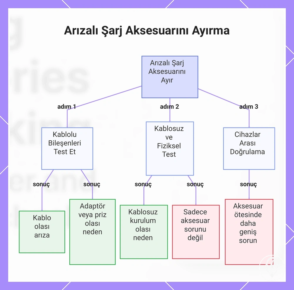 Arızalı Şarj Aksesuarını Ayırma
