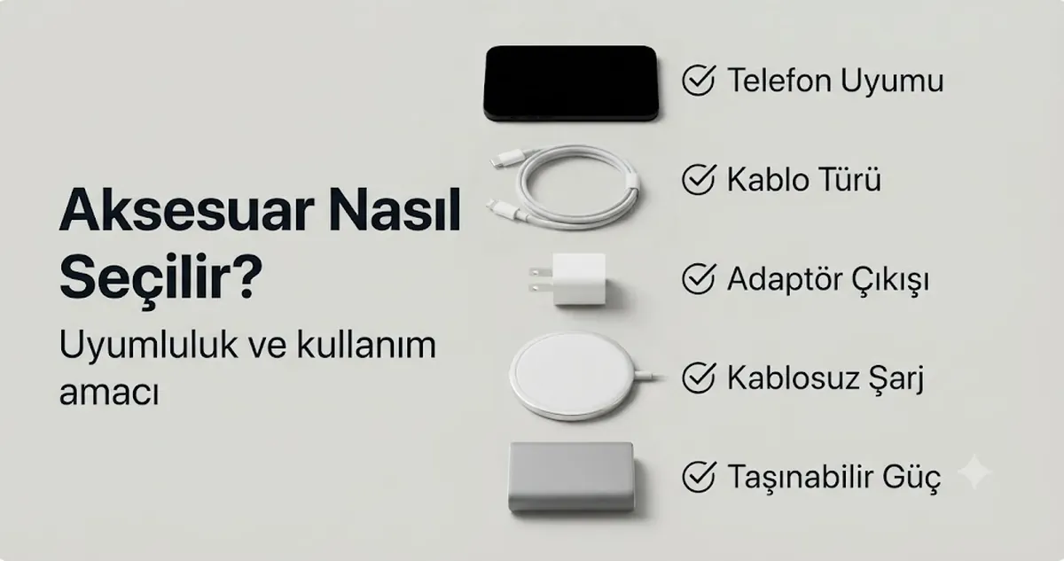 Uyumluluk ve kullanım amacına göre seçilen iPhone şarj aksesuarları