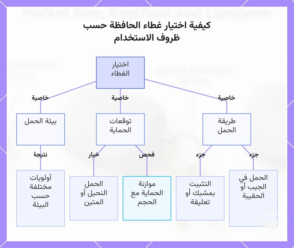 كيفية اختيار غطاء الحافظة حسب ظروف الاستخدام