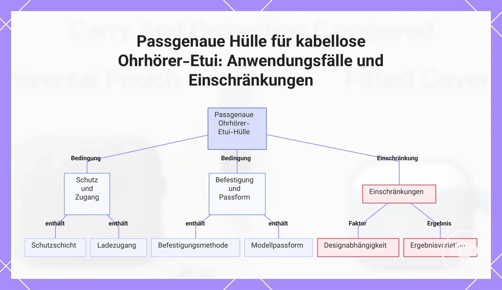 Passgenaue Hülle für kabellose Ohrhörer-Etui: Anwendungsfälle und Einschränkungen