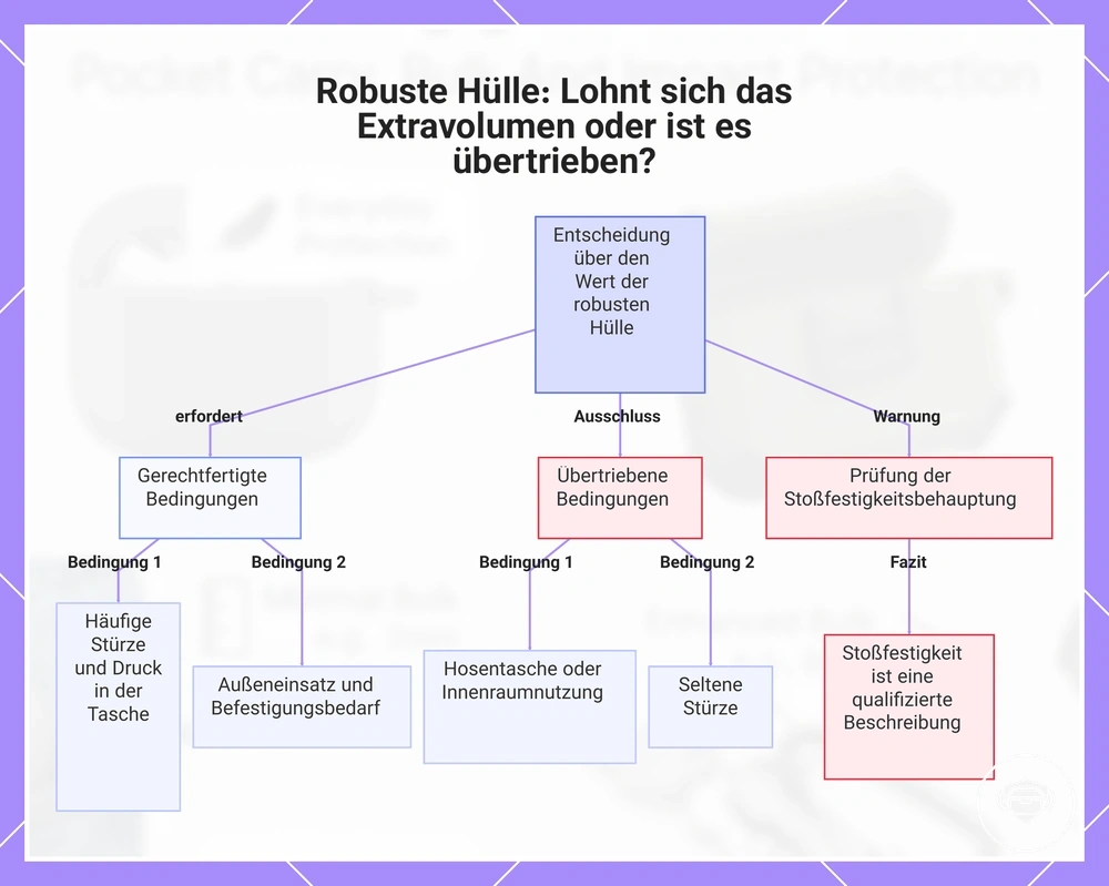 Robuste Hülle: Lohnt sich das Extravolumen oder ist es übertrieben?