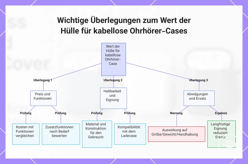 Wichtige Überlegungen zum Wert der Hülle für kabellose Ohrhörer-Cases