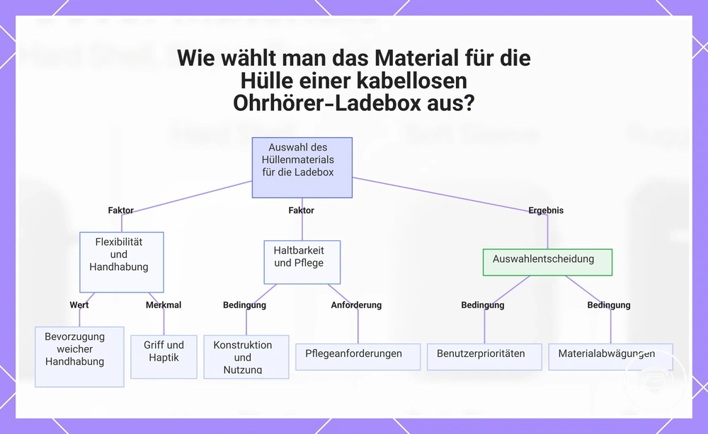 Wie wählt man das Material für die Hülle einer kabellosen Ohrhörer-Ladebox aus?