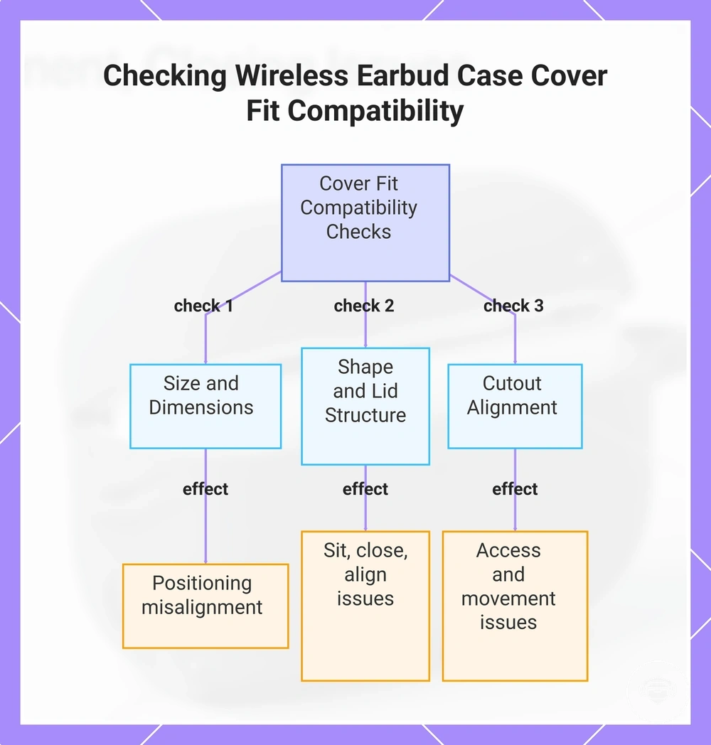 Checking Wireless Earbud Case Cover Fit Compatibility