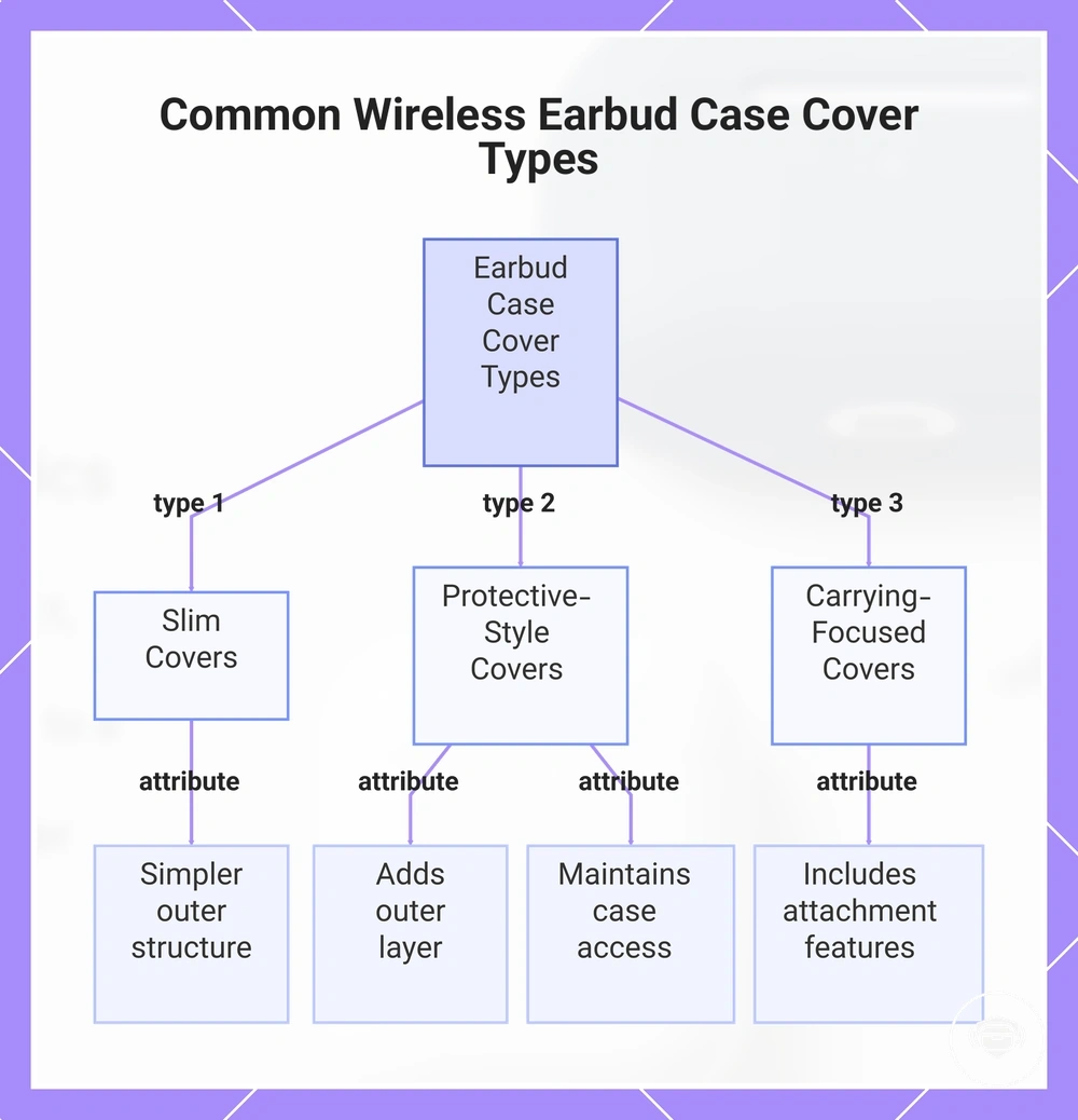 Common Wireless Earbud Case Cover Types