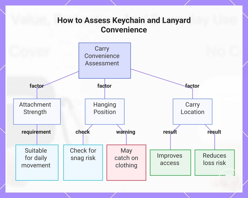 How to Assess Keychain and Lanyard Convenience