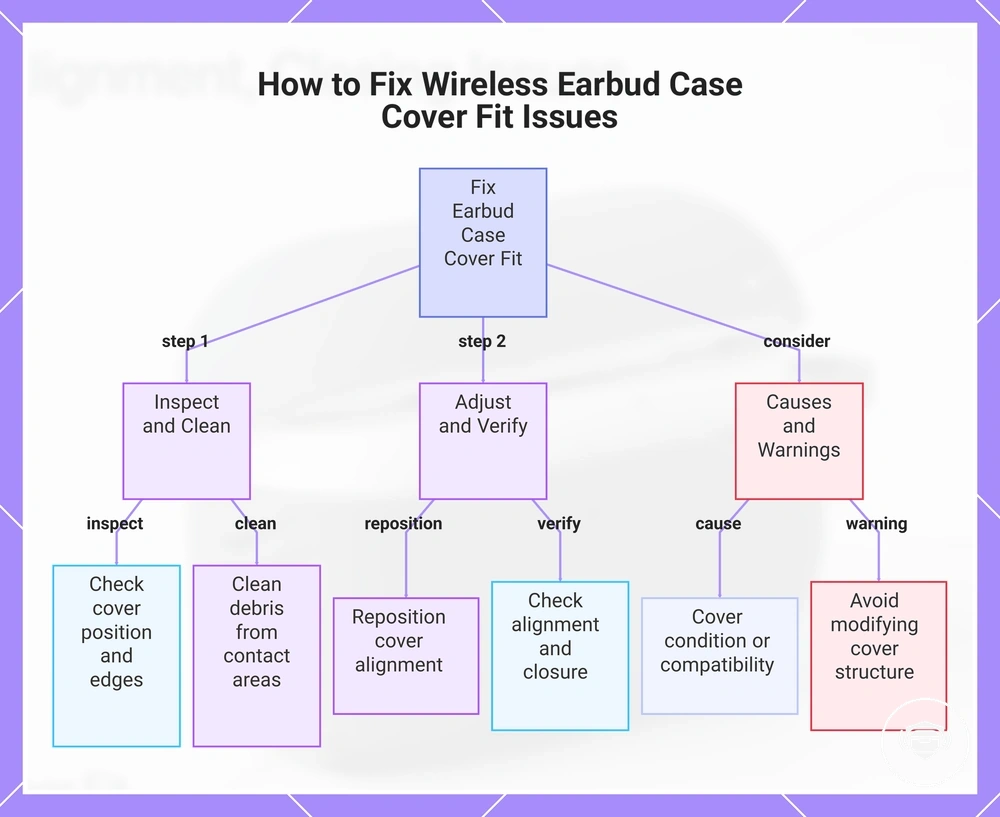 How to Fix Wireless Earbud Case Cover Fit Issues