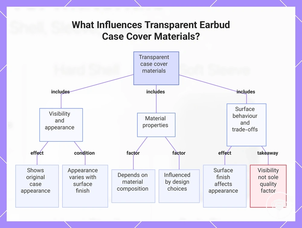 What Influences Transparent Earbud Case Cover Materials?