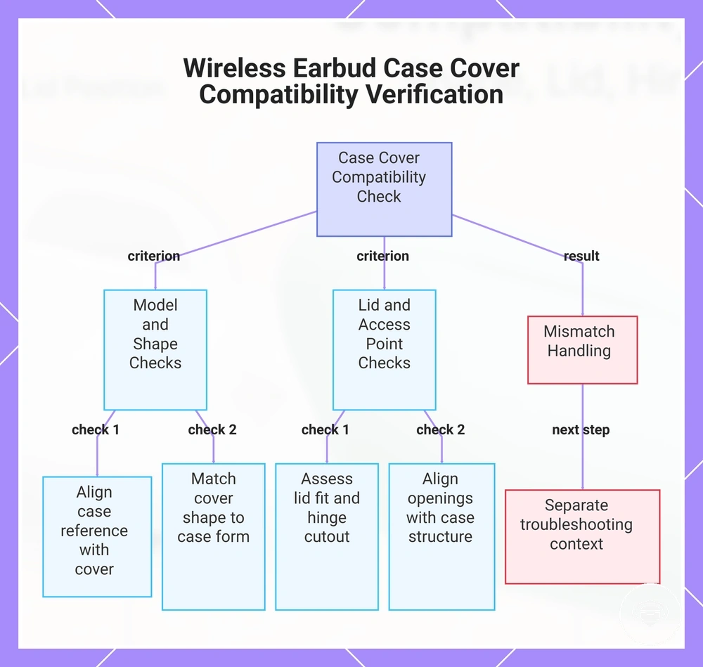 Wireless Earbud Case Cover Compatibility Verification