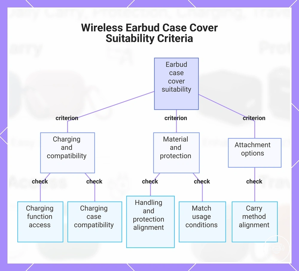 Wireless Earbud Case Cover Suitability Criteria