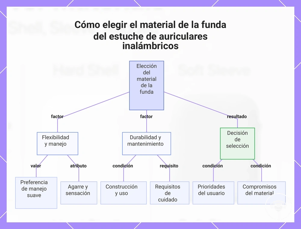Cómo elegir el material de la funda del estuche de auriculares inalámbricos