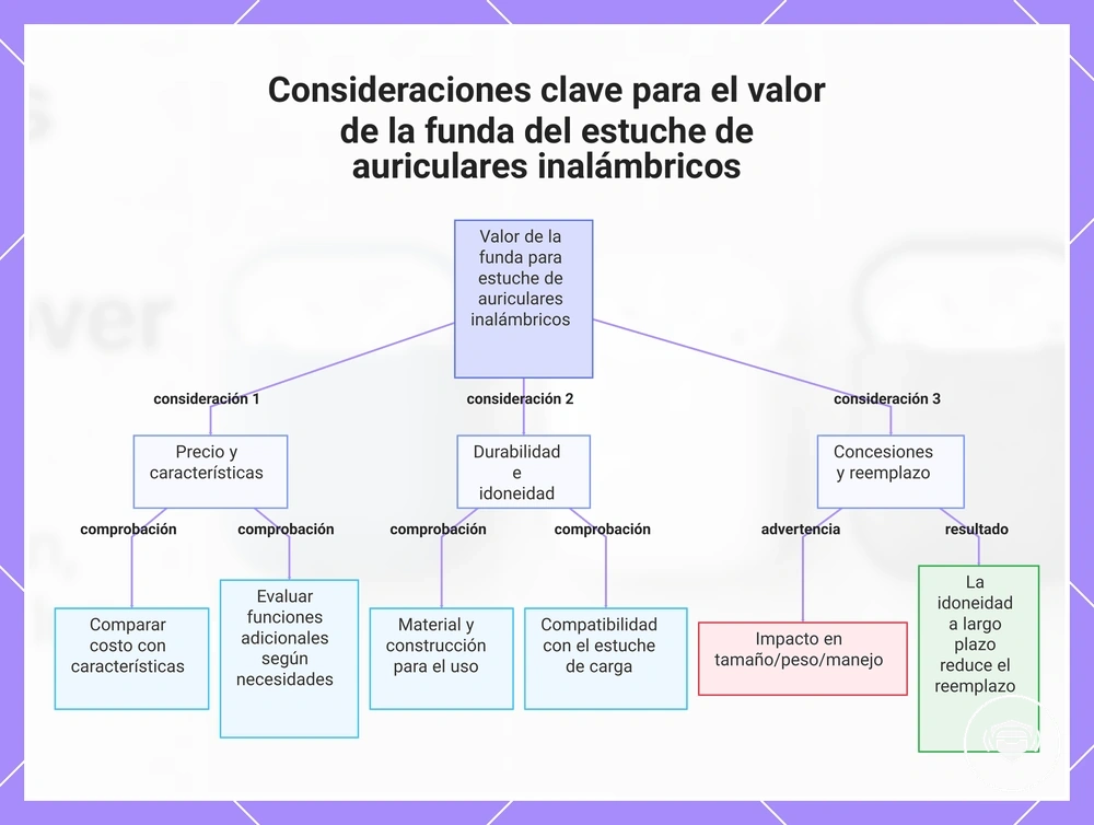 Consideraciones clave para el valor de la funda del estuche de auriculares inalámbricos