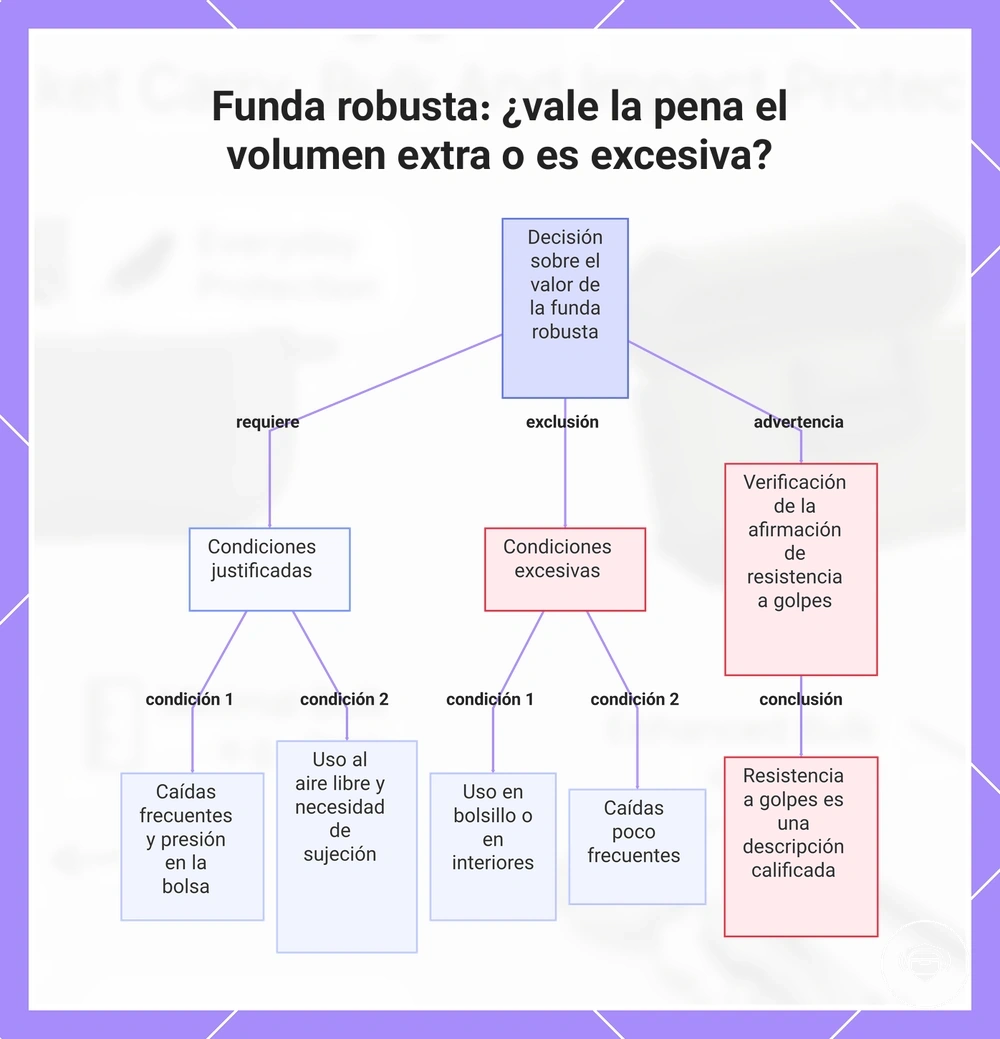 Funda robusta: ¿vale la pena el volumen extra o es excesiva?