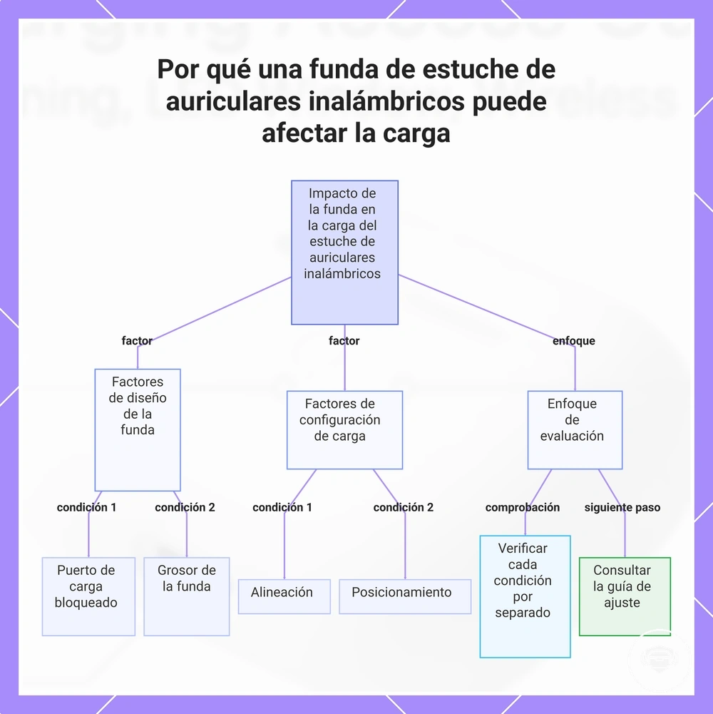 Por qué una funda de estuche de auriculares inalámbricos puede afectar la carga