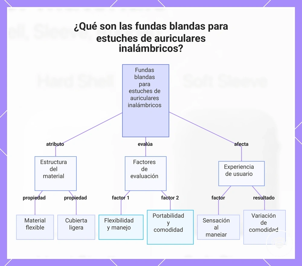 ¿Qué son las fundas blandas para estuches de auriculares inalámbricos?