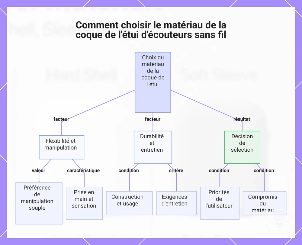 Comment choisir le matériau de la coque de l'étui d'écouteurs sans fil