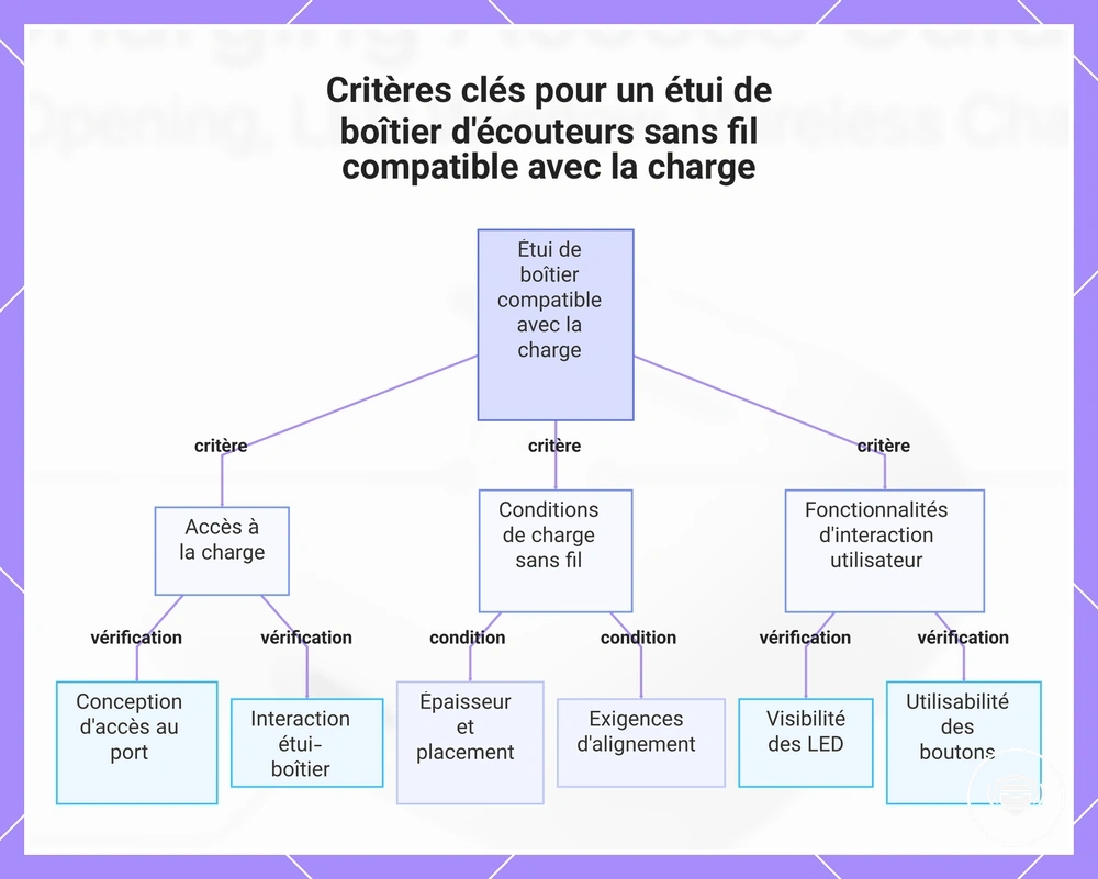 Critères clés pour un étui de boîtier d'écouteurs sans fil compatible avec la charge