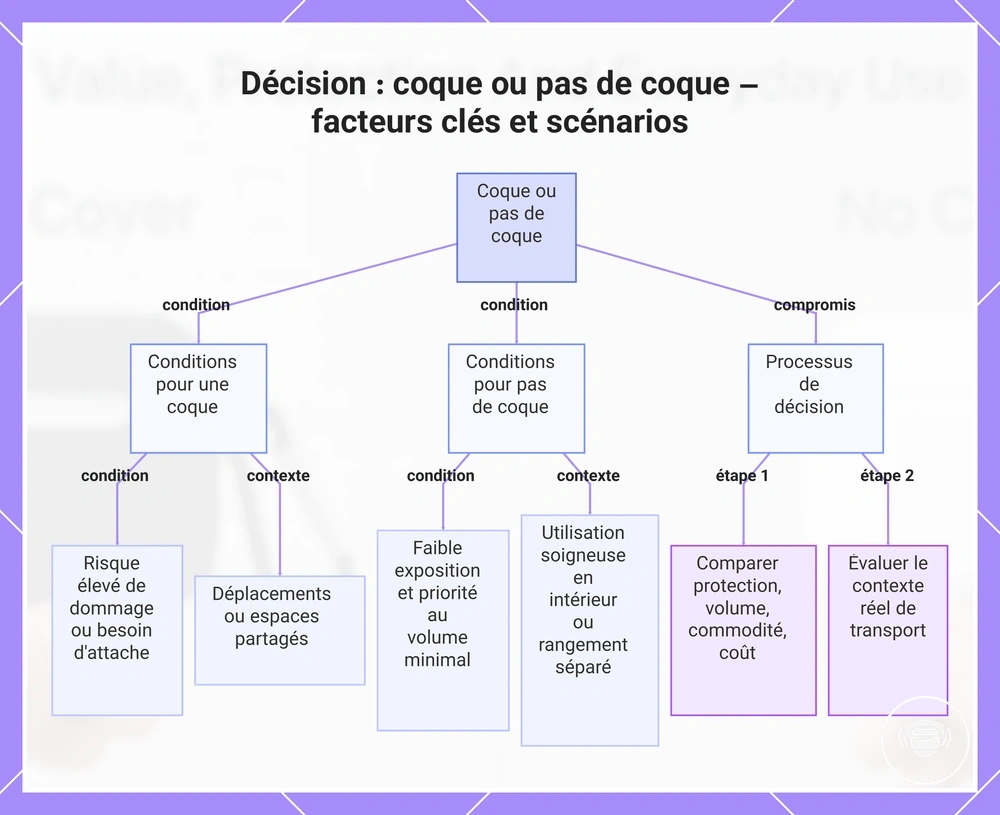 Décision : coque ou pas de coque – facteurs clés et scénarios