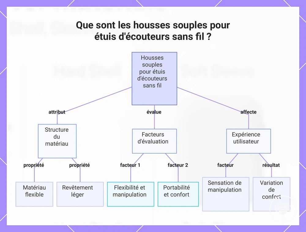 Que sont les housses souples pour étuis d'écouteurs sans fil ?